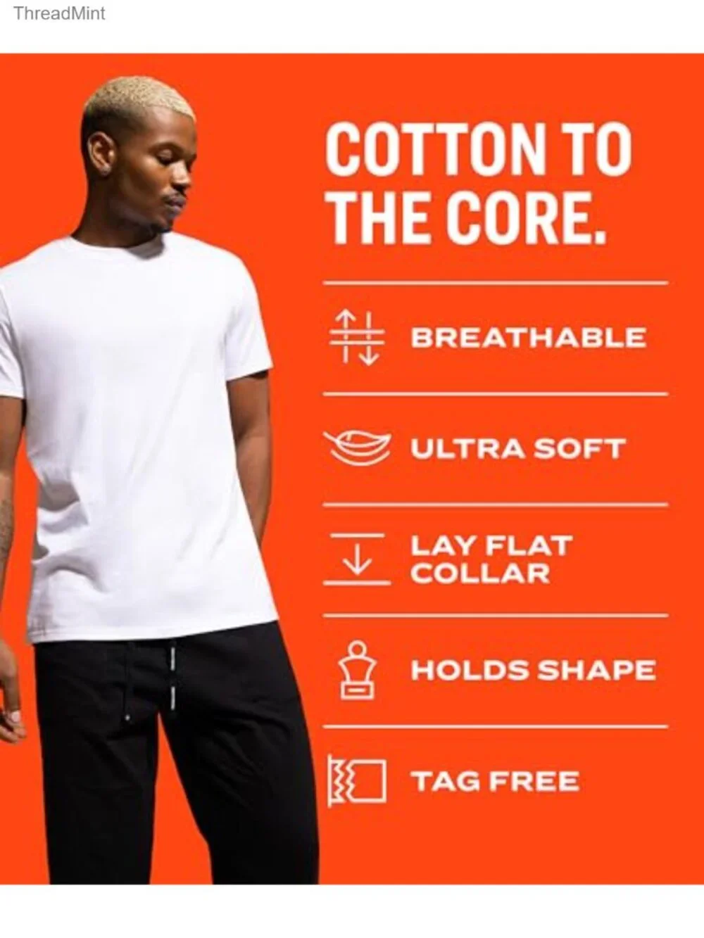 Men's 3-Pack 100% Cotton Crew Neck Short Sleeve T-Shirt Undershirts